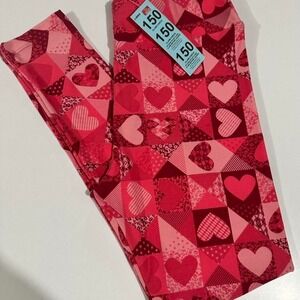 New LuLaRoe Heart Leggings Size TC